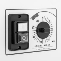 Spiraalvormige mixer spiraalmixer voor deeg met een vaste uitrusting 15 L 48 kg / H 750 in Italië