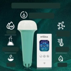 Vodní tester pro bazén a lázně Ryakka Pro 7W1 pH Cl TDS ORP Teplota EC