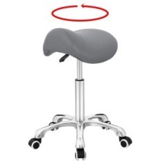 Stoel kruk zadel antlu ergonomische zitkoling grijs