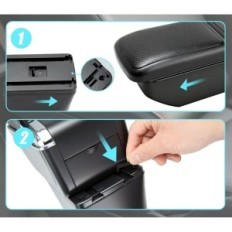 Armrest για την Peugeot 2008 208 με μια έκθεση Oyhcm Clipboard