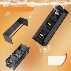 Utendørs lampe 3000K 2000K 2-delt LED-vegglampe