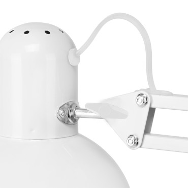 PiX 314 Schreibtischlampe Weiß — Detailaufnahme Kopf