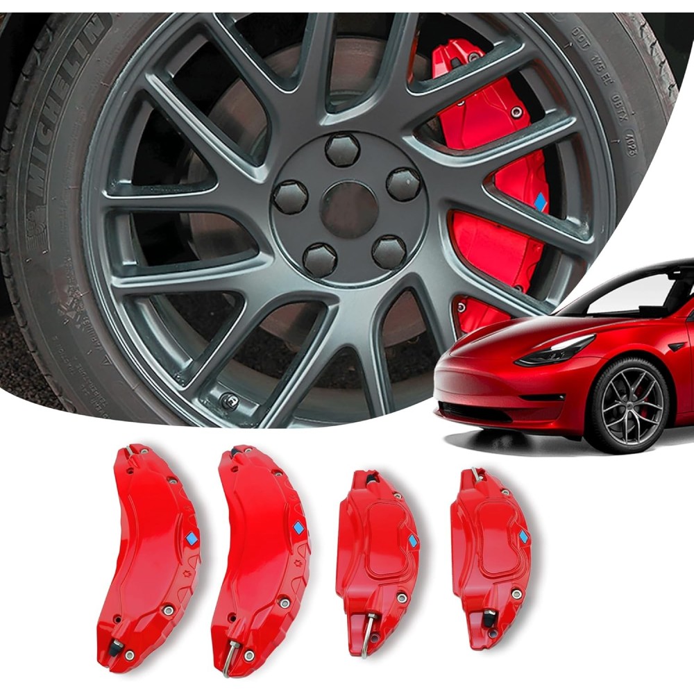 Tesla Cabo de freio Caps Modelo 3 Highland 2024 18/19 "4 PCs.