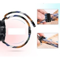 Gevlochten riem voor Samsung Galaxy Watch 7/6/5/4 Classic Pro 40-47mm Nylon