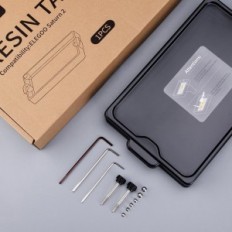 Recipiente de resina para la impresora 3D elegao saturno 2/3 con lámina y cubierta de PFA