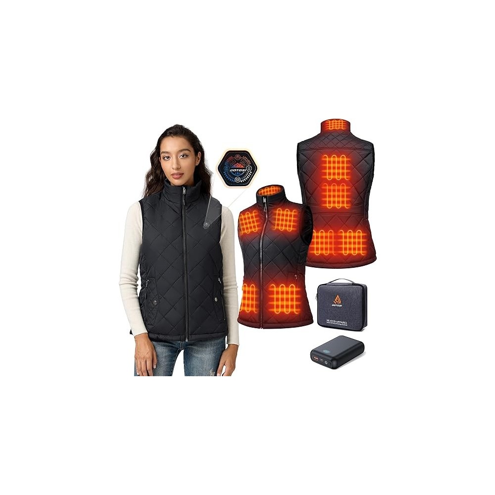 Used Women's heating vest Gotobi 16000 mAh with 9 zones Size S