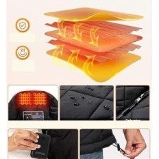 Gebruikte vrouwenverwarmingsvest GOTOBI 16000 MAH met 9 zones maat S