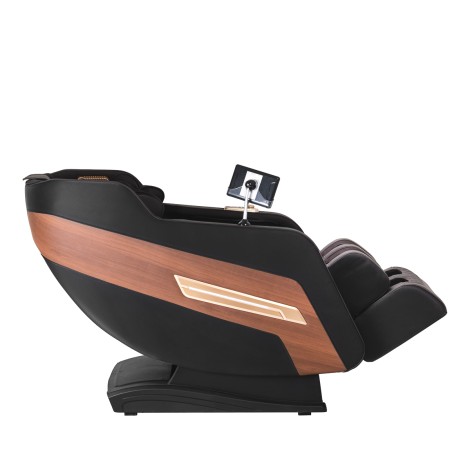Sakura massage chair 306A wooden leather — side view