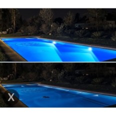 Beckenbeleuchtung Unterwasser-LED 20W Lylmle 12V IP68 Ausstellung