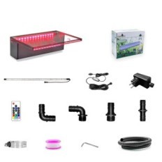 Fonte com cachoeira para piscina lago longrun lr-8730