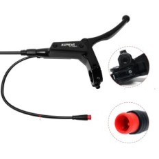 Hamulce hydrauliczne Splumzer 4-tłoczkowe do e-bike zestaw tarczowy 2-pin