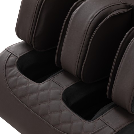 Sakura Massagesessel 306A Holz Leder - fortschrittliche Massagefunktionen — Detailaufnahme Sitz