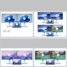 Wechseln Sie KVM YouTinghdav USB-C 2 PC 2 Dual HDMI Monitore 4k @ 60Hz 65W PD