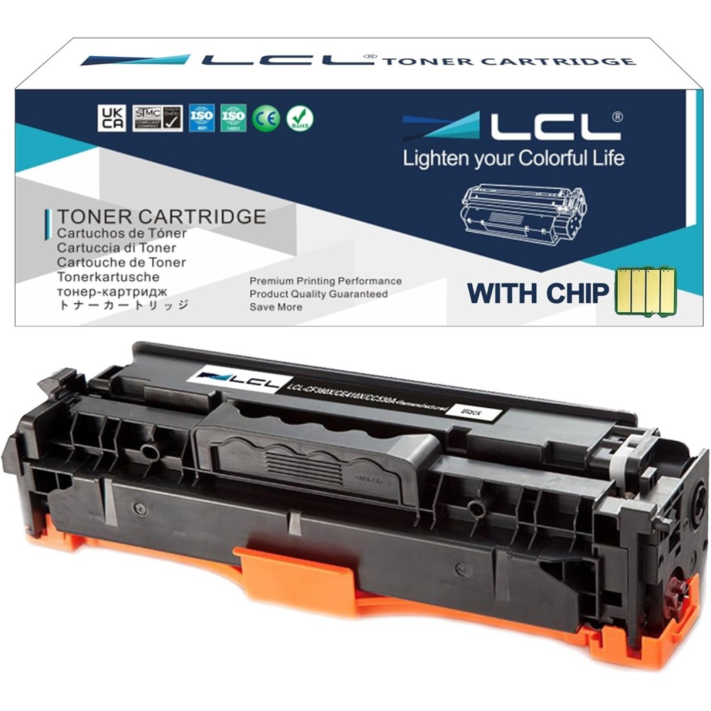 LCL 312X CF380X CE410A Tonerutskifting for HP Color LaserJet Black