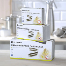 Cartuchos de SIPHON para la crema batida N2O GAS 10 PCS. Hendi 588208
