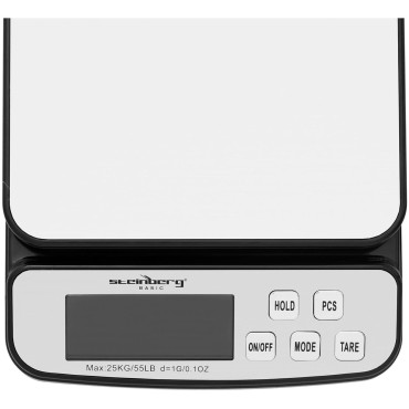 Postalis skála a csomagok és az LCD betűk max. 25 kg / 1 g