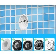 LED Lylmle 18W leđa bazina, niti 1-1 / 2 "ip68 12V bijela 3000 / 6000k