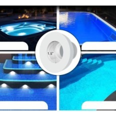 LED uszoda reflektor LyLmLe 18W, szál 1-1 / 2 "IP68 12V fehér 3000- 6000K