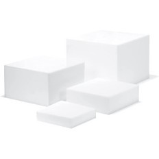 Stands pour les cupcakes Kcgani Acrylique Blanc 5-Niveau pour les événements d'exposition