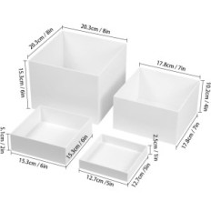 Stands for cupcakes Kcgani acrylic white 5-level for exhibition events