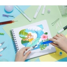 Alkoholiniai žymekliai Ohuhu 200 spalvų antgalis Chisel ir smulkių oahu maišelis