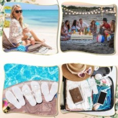 HESTAY CLATPERS 20 BELA UNISEX SETS ZA POROČNO POROČANJE Z DECRATIVNIM NOSM