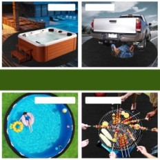 Mata Pow Pool Sunsiou 4m Round Vattentät Vattentät