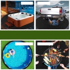 Mata Pool Pool Sunsiou 4M Round impermeável à prova d'água