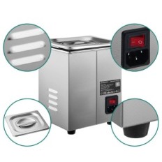 Ultralydsvaskende Swarey 2.5L med timer og 40KHz varmeapparatutstilling