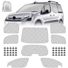 Sonlshade no vidro Citroen Berlingo 2008-2018 8 itens dobrável