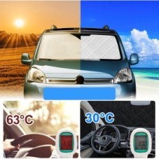 Sunshade στο γυαλί Citroen Berlingo 2008-2018 8 στοιχεία πτυσσόμενα