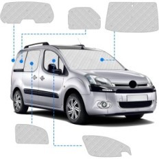 Sombrilla en el vidrio Citroen Berlingo 2008-2018 8 artículos plegables