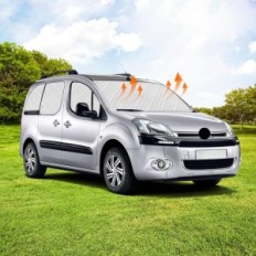 Sonlshade no vidro Citroen Berlingo 2008-2018 8 itens dobrável