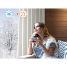 Miuleee 140x265 cm πέπλο κουρτίνες λευκή μη καλωδίωση στο υπνοδωμάτιο και σαλόνι