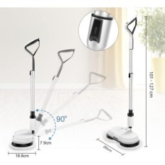 UŻYWANE/NIEKOMPLETNY Mop elektryczny bezprzewodowy LED 300ml OGORI 60min