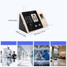 Brukt / Ufullstendig biometrisk arbeidstidsopptaker med linjeleser