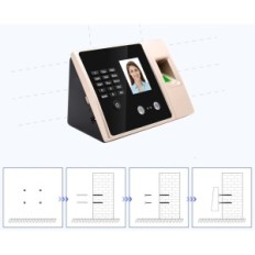 Använd / ofullständig biometrisk arbetstidsspelare med linjeläsare