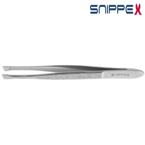 Snippex ferdén végződő csipesz 8 cm — oldalnézet