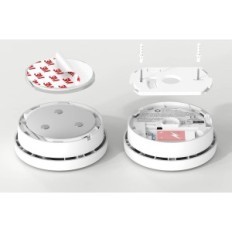 Sensor de fumaça e alarme de incêndio PutoGesafe 206c Detectores de fumaça 10 anos 12 PCs.