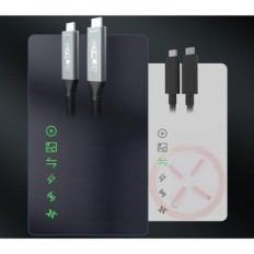 USB-C kiudkaabel USB-C 10 M geohn.g 5Gbps Pd 60W DP1.4