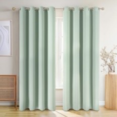 Objektgardiner 2 stk. Blumtal 140x295 cm Termisk isolering på flokke