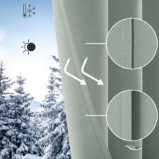 Objekti kardinad 2 tk. Blumtal 140x295 cm Soojusisolatsioon karjadele