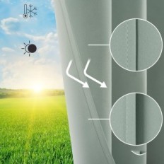 Objekti kardinad 2 tk. Blumtal 140x295 cm Soojusisolatsioon karjadele