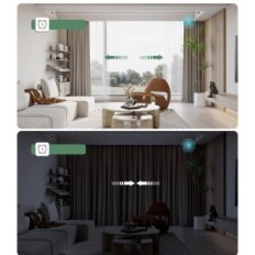 Wi-Fi Maxcio QS-WiFi-WIFI-ECC02 Roller spínač s programátorem a hlasovým řízením