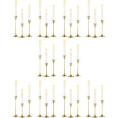 Chandelier en métal Golden RomeDi 10x3 pièces (30 pièces) 15 / 18.5 / 23.5 cm