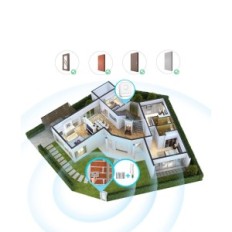 Bitiwender b8wet01 přenos rádia rádiového signálu pro zvon