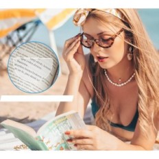 Two-Focal Reading Lenses OKH 1.5X Self-adhesive overlays