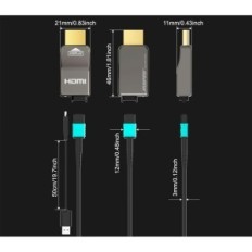 Καλώδιο HDMI 2.1 Ruipro 12m 8k 60Hz / 4K 120Hz HDR EARC PS5 / XBOX / TV