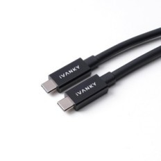 Dual USB-C Thunderbolt 4 Kabel för fusondock Max 1, 1,2 m Ivanky