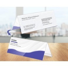 Sta voor een Acrylic Identifier 30x10.5cm GULFMEW 30PCS-conferentie